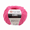 Пряжа YarnArt 'Jeans' 50гр 160м (55% хлопок, 45% полиакрил) 42 яр.розовый