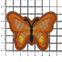 Термоаппликация 'Бабочка', 5.4*7см, Hobby&Pro