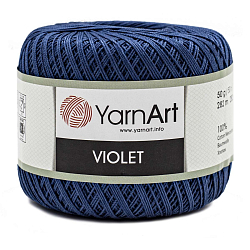 Пряжа YarnArt 'Violet' 50гр 282м (100% мерсеризованный хлопок)