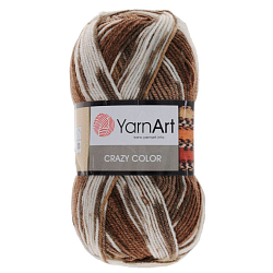 Пряжа YarnArt 'Crazy color' 100гр 260м (25% шерсть,75% акрил)