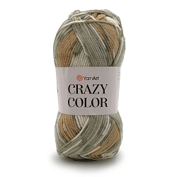 Пряжа YarnArt 'Crazy color' 100гр 260м (25% шерсть,75% акрил)