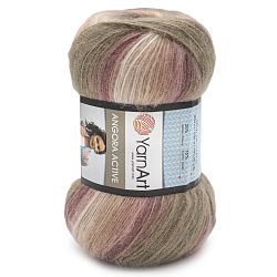 Пряжа YarnArt 'Angora Active' 100гр 500м (20% мохер, 80% акрил)