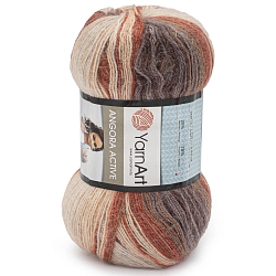 Пряжа YarnArt 'Angora Active' 100гр 500м (20% мохер, 80% акрил)