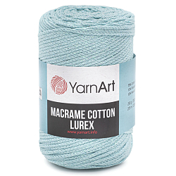 Пряжа YarnArt 'Macrame cotton Lurex' 250гр 205м (75% хлопок, 13% полиэстер, 12% металлик)