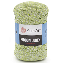 Пряжа YarnArt 'Ribbon Lurex' 250гр 110м (60% хлопок, 20% вискоза и полиэстер, 20% металлик)