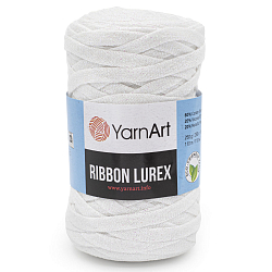 Пряжа YarnArt 'Ribbon Lurex' 250гр 110м (60% хлопок, 20% вискоза и полиэстер, 20% металлик)