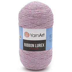 Пряжа YarnArt 'Ribbon Lurex' 250гр 110м (60% хлопок, 20% вискоза и полиэстер, 20% металлик)