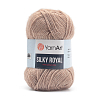 Пряжа YarnArt 'Silky Royal' 50гр 140м (35% шелковая вискоза, 65% шерсть мериноса) 437 бежевый