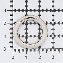 MB 199 Кольцо литое граненое 18мм, металл