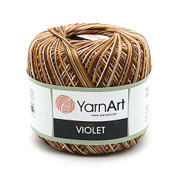 Пряжа YarnArt 'Violet Melange' 50гр 282м (100% мерсеризированный хлопок)