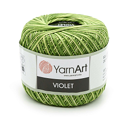 Пряжа YarnArt 'Violet Melange' 50гр 282м (100% мерсеризированный хлопок)