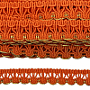 С919 Тесьма вязаная отделочная, 15 мм*10 м оранжевый