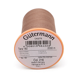 14 Нить Tera 180/2000 м оверлочная, 100% полиэстер Gutermann 735884