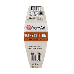 Пряжа YarnArt 'Baby Cotton' 50гр 165м (50% хлопок, 50% акрил)