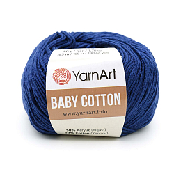 Пряжа YarnArt 'Baby Cotton' 50гр 165м (50% хлопок, 50% акрил)