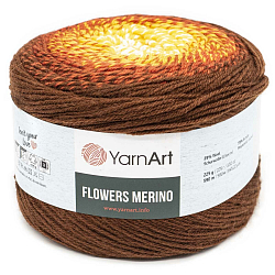 Пряжа YarnArt 'Flowers Merino' 225гр 590м (25% шерсть, 75% акрил)