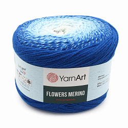 Пряжа YarnArt 'Flowers Merino' 225гр 590м (25% шерсть, 75% акрил)