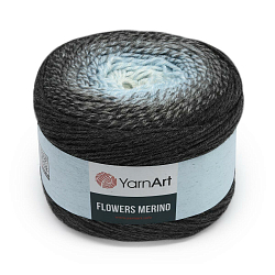 Пряжа YarnArt 'Flowers Merino' 225гр 590м (25% шерсть, 75% акрил)