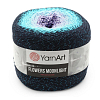 Пряжа YarnArt 'Flowers Moonlight' 260гр 1000м (53% хлопок, 43% полиакрил, 4% металлик) 3254 секционный