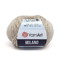 Пряжа YarnArt 'Milano' 50гр 130м (8% альпака, 20% шерсть, 8% вискоза, 64% акрил)