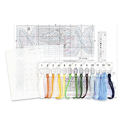 Р-1119 Набор для вышивания на пластиковой канве МП Студия 'Конфета новогодняя №2' 5*13 см