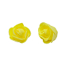 Цветочек 'Розочка' из фоамирана 35мм, уп. 10шт Желтый