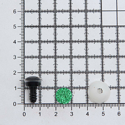 AR1216-B Глаза искристые зеленые 12мм, 2шт/упак