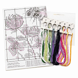 В-531 Набор для вышивания крестом на одежде МП Студия 'Душистый клевер'10х10см