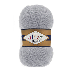 Пряжа ALIZE 'Angora real 40' 100 гр. 430м (40% шерсть, 60% акрил)