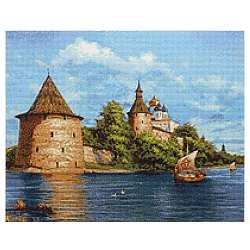 Алмазная мозаика 'Псковский кремль' , 50*40см, Cristyle Cr 540055