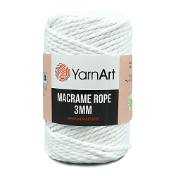 Пряжа YarnArt 'Macrame Rope 3мм' 250гр 63м (60% хлопок, 40% вискоза и полиэстер)