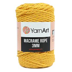 Пряжа YarnArt 'Macrame Rope 3мм' 250гр 63м (60% хлопок, 40% вискоза и полиэстер)