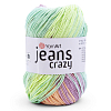 Пряжа YarnArt 'Jeans Crazy' 50гр 160м (55% хлопок, 45% полиакрил) 8202 секционный