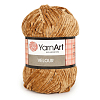 Пряжа YarnArt 'Velour' 100г 170м (100% микрополиэстер) 849 коричневый