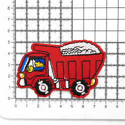 Термоаппликация 'Грузовик', красный 7,8*5,2см, Hobby&Pro