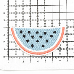 Термоаппликация 'Долька арбуза', голубая/розовая 4*8см, Hobby&Pro