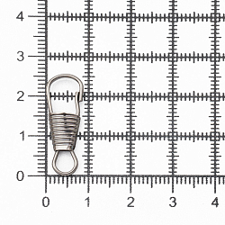 Карабин-крючок 4мм (25*8мм) металл