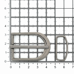 MB 2202 Пряжка + шлевка 25мм металл