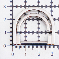 MB 158 Пряжка (Полукольцо двойное) 20мм металл