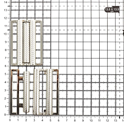 69205 Пряжка-застежка 50,5мм (56*39мм) металл, никель BIG