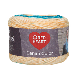 Пряжа Red Heart 'Denim color' 150гр 340м (100% акрил) (00002 радость)