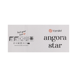 Пряжа YarnArt 'Angora Star' 100гр 500м (20% тонкая шерсть, 80% акрил)