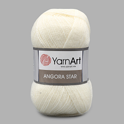 Пряжа YarnArt 'Angora Star' 100гр 500м (20% тонкая шерсть, 80% акрил)