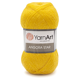 Пряжа YarnArt 'Angora Star' 100гр 500м (20% тонкая шерсть, 80% акрил)