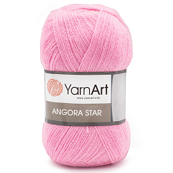 Пряжа YarnArt 'Angora Star' 100гр 500м (20% тонкая шерсть, 80% акрил)