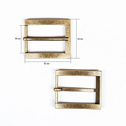 69966 Пряжка 30мм (42*50мм) металл, латунь BIG