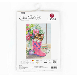 B2390 Набор для вышивания 'Симпатичный котёнок' 23*32см, Luca-S