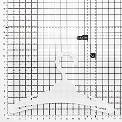 H-0001 Вешалки 10шт/упак, 18*9см