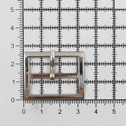 6809 Пряжка прямоугольная 26 мм (33*27мм) металл, никель BIG