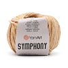 Пряжа YarnArt 'Symphony' 50гр 125м (80% хлопок, 20% вискоза) 2105 бежевый